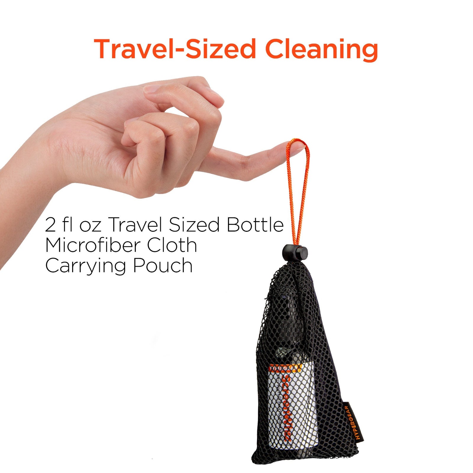 HyperGear ScreenWhiz 3-in-1 Screen Cleaning Kit w Cloth & Solution (15587-HYP) by Jupiter Gear Home