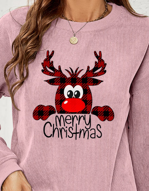 Load image into Gallery viewer, MERRY CHRISTMAS Graphic Sweatshirt
