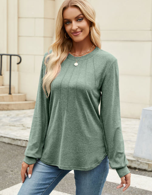 Load image into Gallery viewer, Round Neck Long Sleeve T-Shirt
