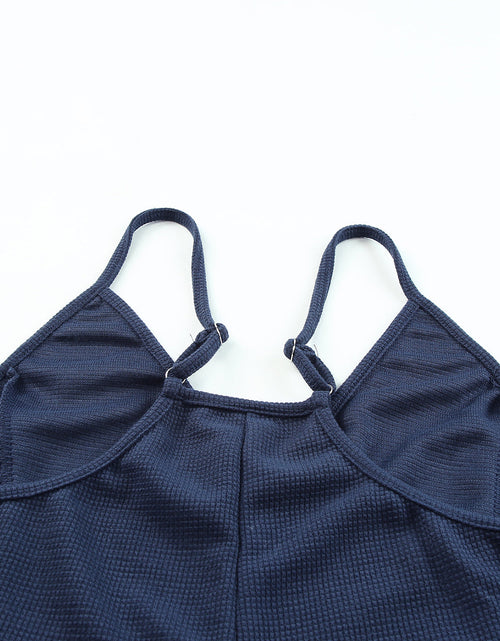 Load image into Gallery viewer, Spaghetti Strap Deep V Jumpsuit with Pockets
