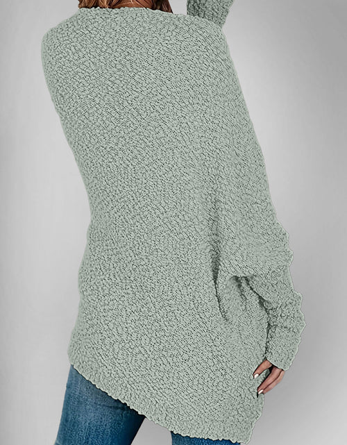 Load image into Gallery viewer, Double Take Pocketed Open Front Long Sleeve Cardigan
