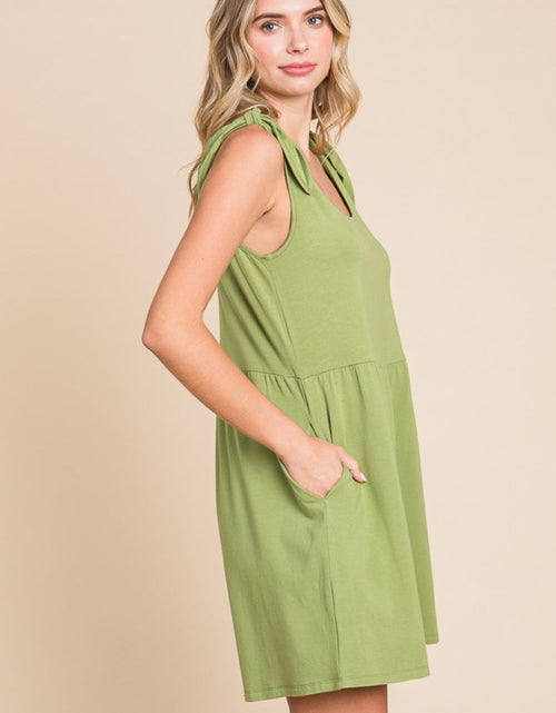 Load image into Gallery viewer, Culture Code Full Size Shoulder Knot Baggy Romper
