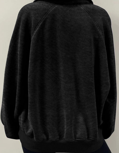Load image into Gallery viewer, Half Snap Long Sleeve Sweatshirt
