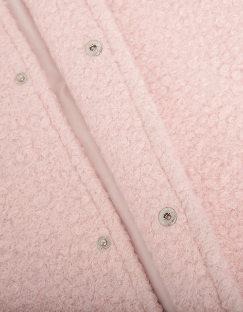 Load image into Gallery viewer, Double Take Plush Mock Neck Snap Down Jacket with Pockets
