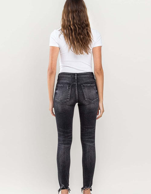 Load image into Gallery viewer, Lovervet Raw Hem Cropped Skinny Jeans
