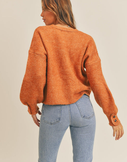 Load image into Gallery viewer, MABLE Long Sleeve Button Down Sweater Cardigan
