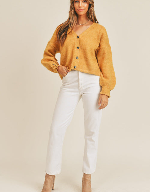 Load image into Gallery viewer, MABLE Long Sleeve Button Down Sweater Cardigan
