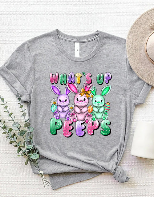 Load image into Gallery viewer, Graphic Round Neck Short Sleeve T-Shirt

