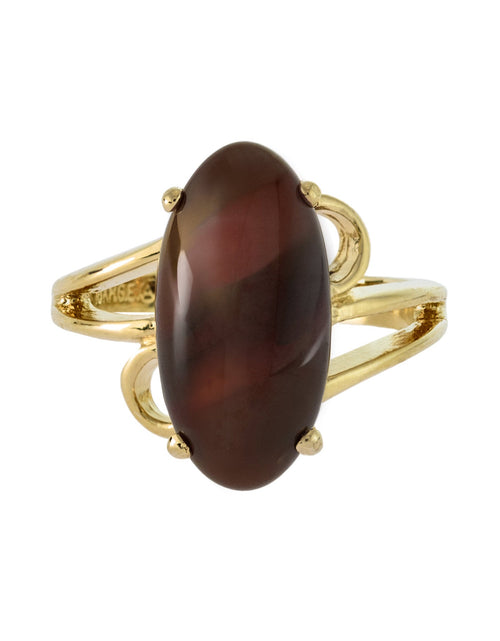 Load image into Gallery viewer, Vintage Ring Genuine Onyx 18k White Gold Electroplated Cocktail Ring Made in USA by PVD Vintage Jewelry
