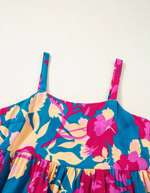Load image into Gallery viewer, Floral Square Neck Cami Dress with Pockets

