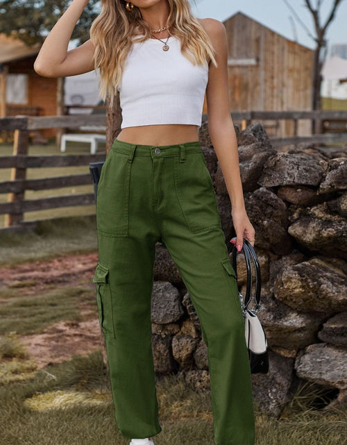 Load image into Gallery viewer, Long Jeans with Pocket
