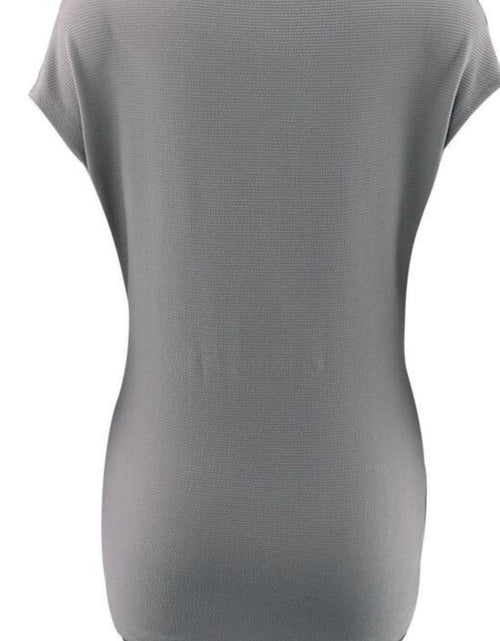 Load image into Gallery viewer, Ivy Lane Ribbed Surplice Neck Slit Top

