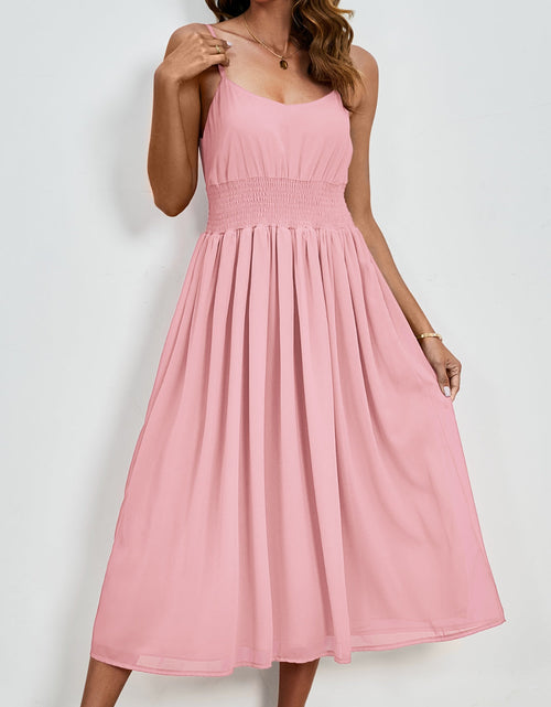 Load image into Gallery viewer, Scoop Neck Midi Cami Dress
