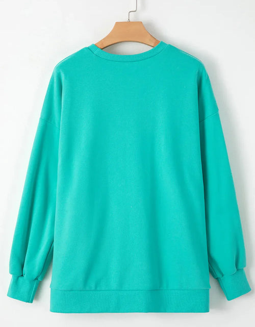 Load image into Gallery viewer, Round Neck Long Sleeve Sweatshirt
