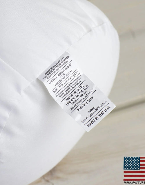 Load image into Gallery viewer, 8x46 | Bolster Angel Hair Insert | Indoor Outdoor Down Alternative Hypoallergenic Pillow Insert | Quality Insert | Premium Insert by UniikPillows
