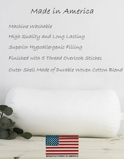 Load image into Gallery viewer, 8x48 | Bolster Insert | Indoor Outdoor Hypoallergenic Polyester Fill | Quality Insert | Premium Insert by UniikPillows
