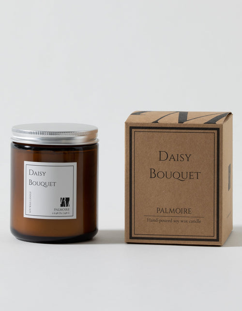 Load image into Gallery viewer, Daisy Bouquet Soy Wax Candle by PALMOIRE
