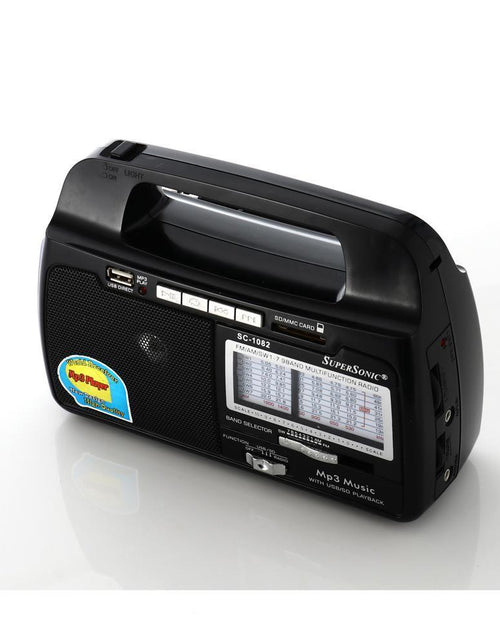 Load image into Gallery viewer, 9 Band AM/FM/SW1-7 Portable Radio
