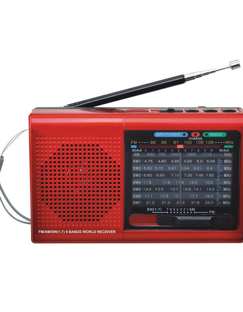 Load image into Gallery viewer, 9 Band Radio With Bluetooth - Red
