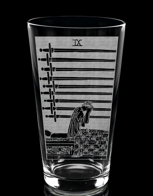 Load image into Gallery viewer, RIDER-WAITE TAROT CARD Pint Glasses by LumEngrave
