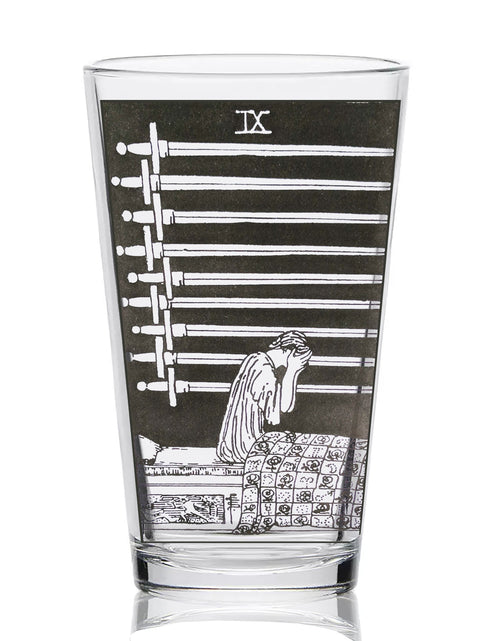 Load image into Gallery viewer, RIDER-WAITE TAROT CARD Pint Glasses by LumEngrave
