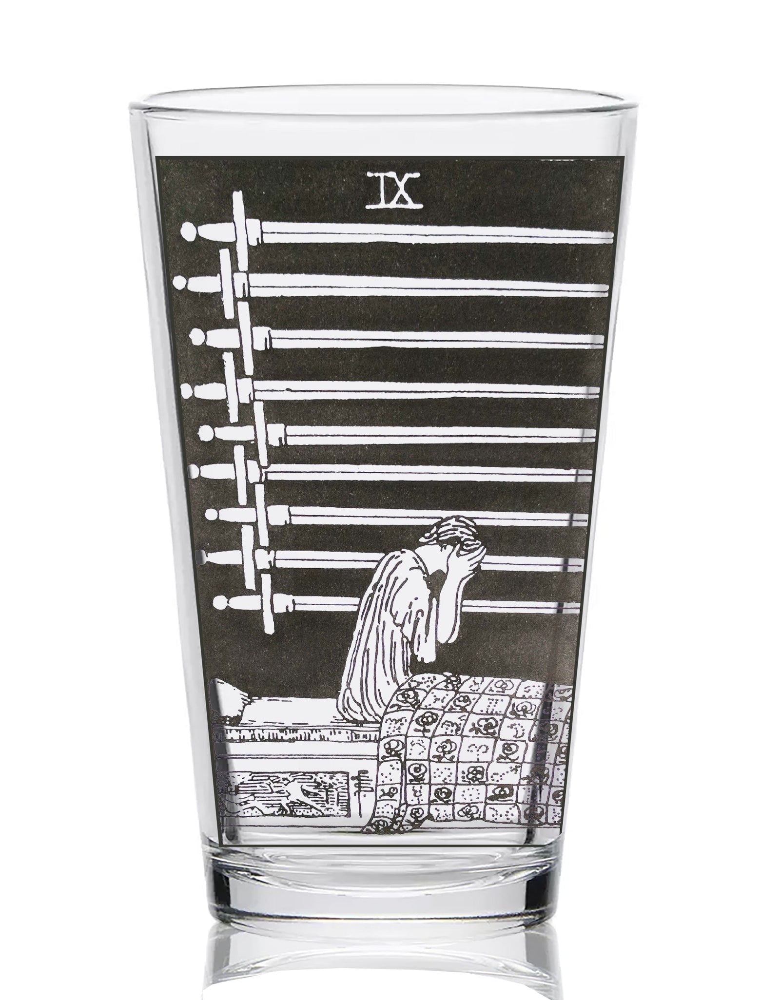 RIDER-WAITE TAROT CARD Pint Glasses by LumEngrave