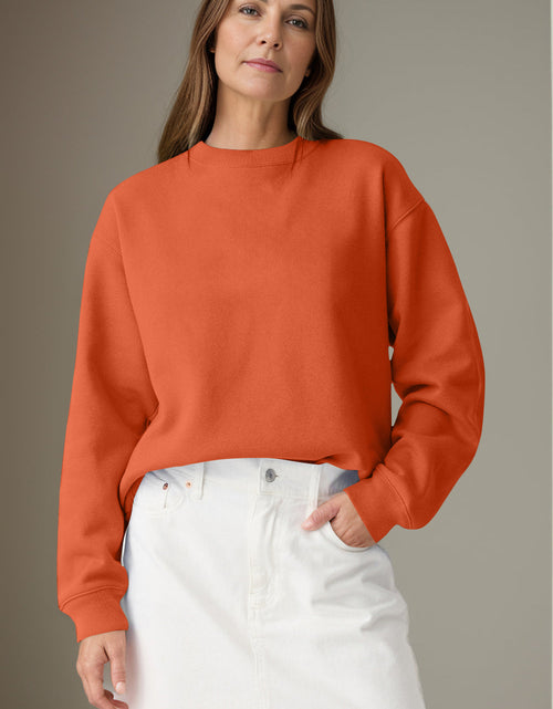 Load image into Gallery viewer, Round Neck Long Sleeve Sweatshirt
