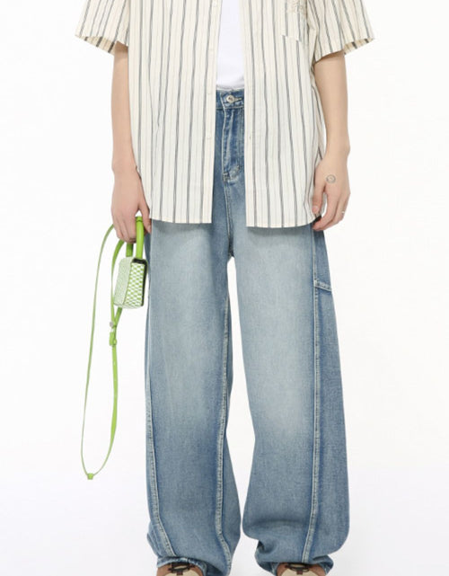 Load image into Gallery viewer, Mid Rise Wide Leg Jeans

