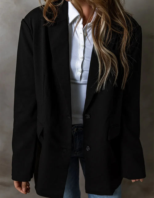 Load image into Gallery viewer, Button Up Long Sleeve Blazer
