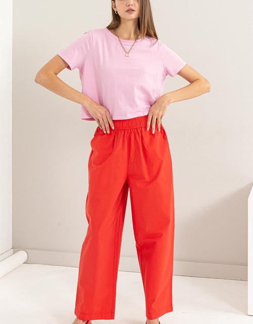 Load image into Gallery viewer, HYFVE Round Neck Cropped T-Shirt
