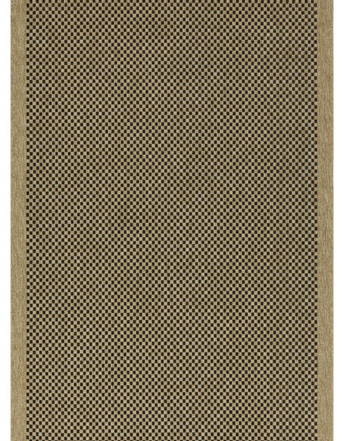 Load image into Gallery viewer, Earth - Indoor / Outdoor Area Rug Polypropylene - Jute / Black by Couch.com
