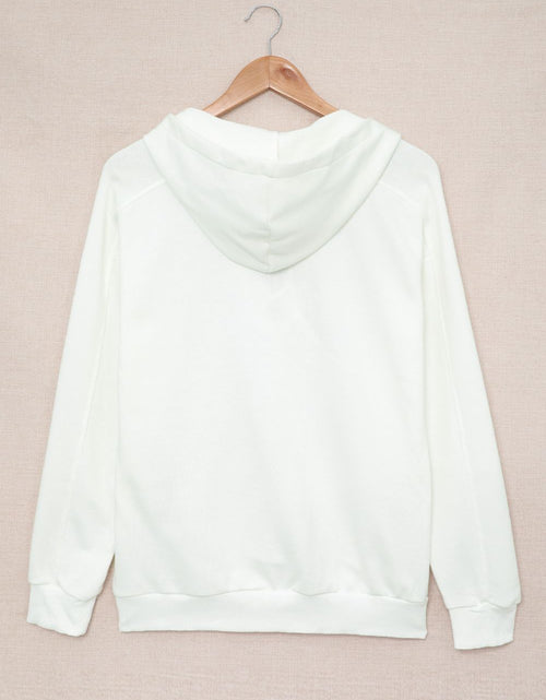 Load image into Gallery viewer, Lace Up Long Sleeve Hoodie
