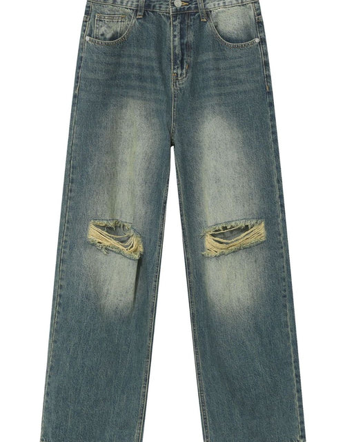 Load image into Gallery viewer, Men's Distressed Baggy Jeans
