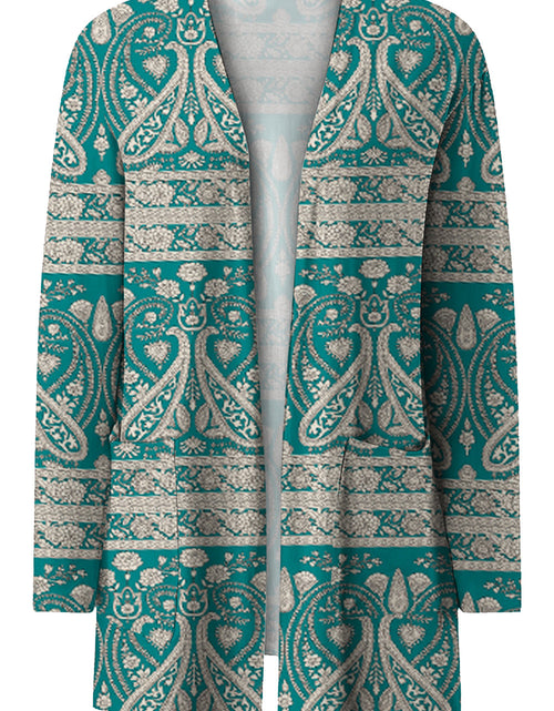Load image into Gallery viewer, Printed Long Sleeve Cardigan

