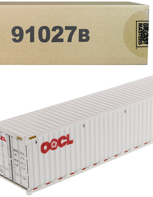 Load image into Gallery viewer, 40' Dry Goods Sea Container "OOCL" White "Transport Series" 1/50 Model by Diecast Masters
