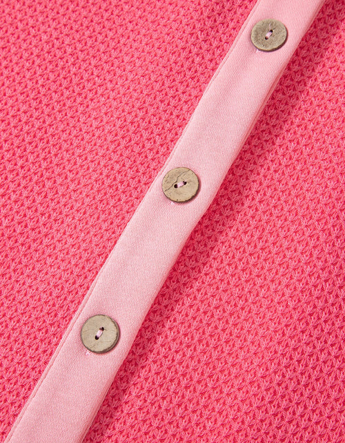 Load image into Gallery viewer, Two Tone Button Up Drop Shoulder Shacket

