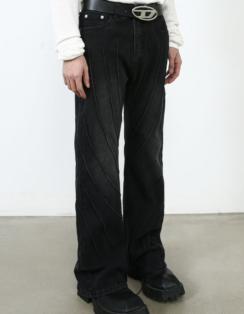 Load image into Gallery viewer, Men's Exposed Seam Jeans with Pockets

