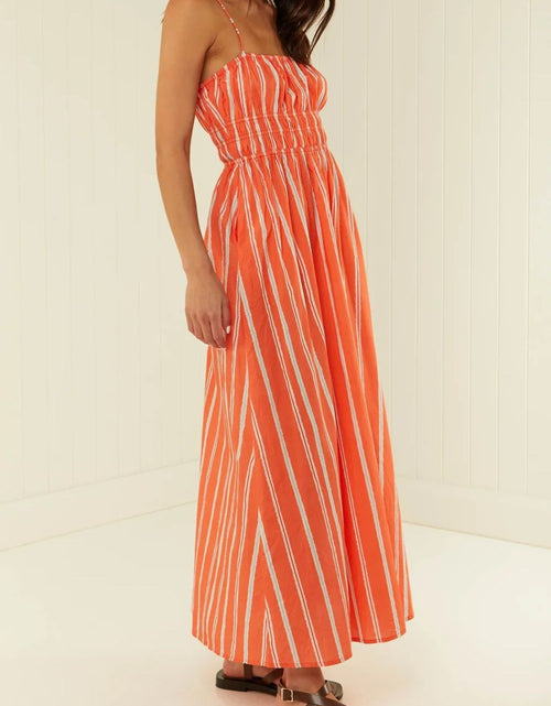 Load image into Gallery viewer, Striped Square Neck Cami Dress
