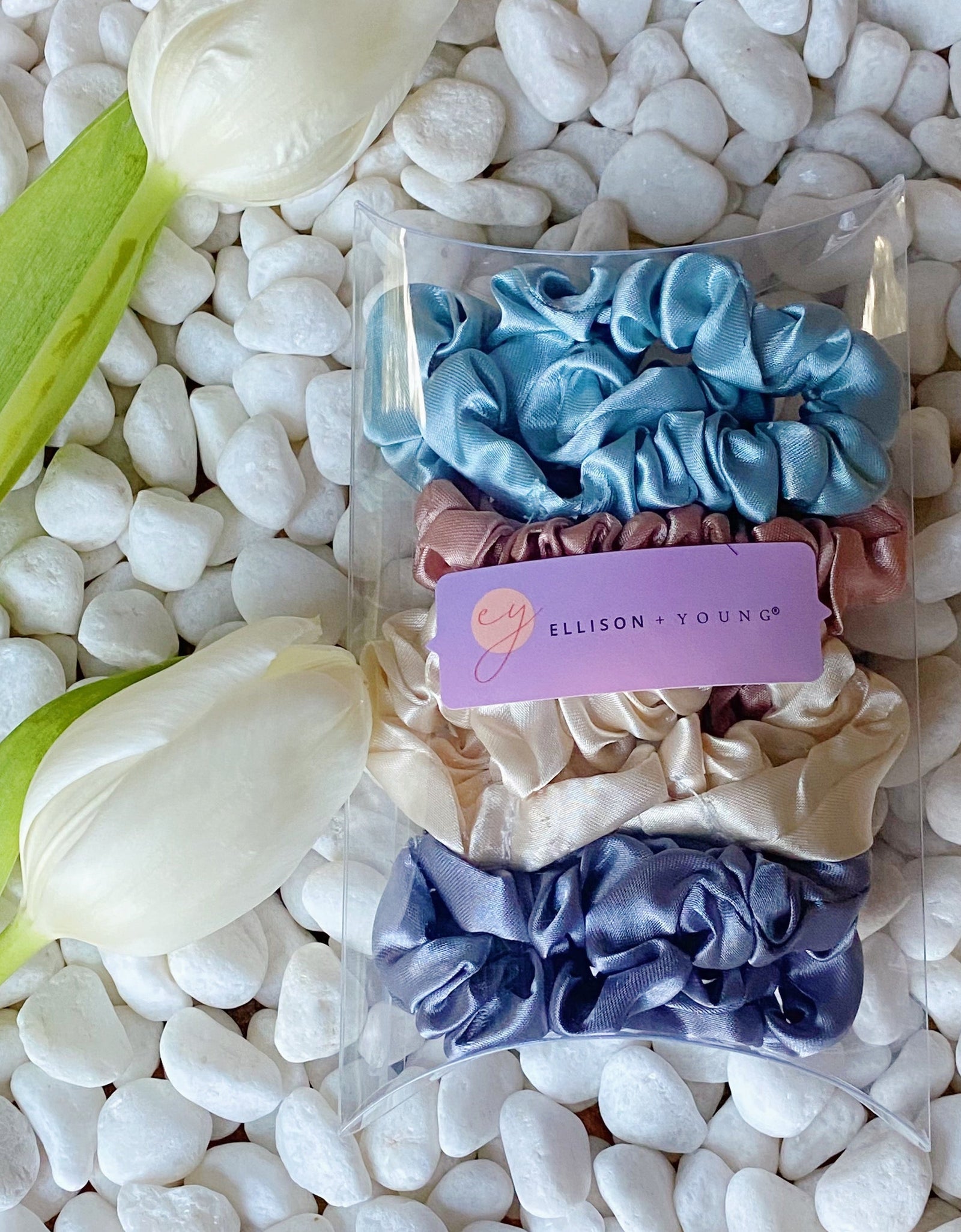 Satin Self Care Scrunch Set Of 8 by Ellisonyoung.com