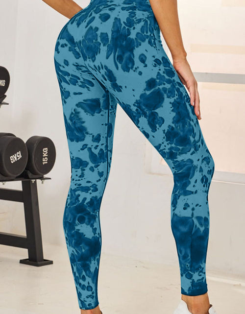 Load image into Gallery viewer, Tie-Dye High Waist Active Leggings
