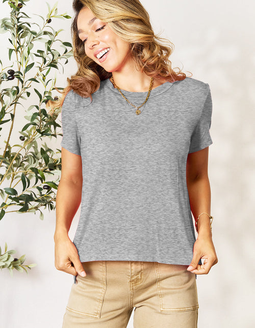 Load image into Gallery viewer, Basic Bae Bamboo Full Size  Round Neck Short Sleeve T-Shirt
