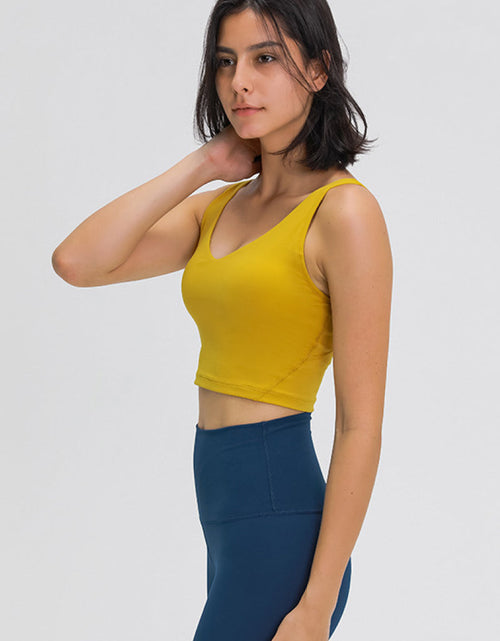 Load image into Gallery viewer, Millennia Scoop Back Sports Bra
