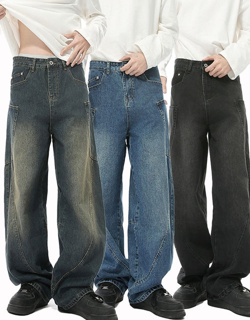Load image into Gallery viewer, Mid Rise Waist Jeans with Pockets
