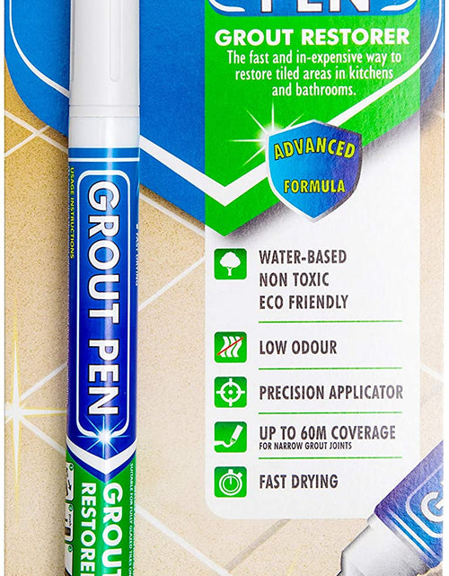 Load image into Gallery viewer, Grout Pen Beige Tile Paint Marker: Waterproof Tile Grout Colorant and Sealer Pen _mktp44 by Js House
