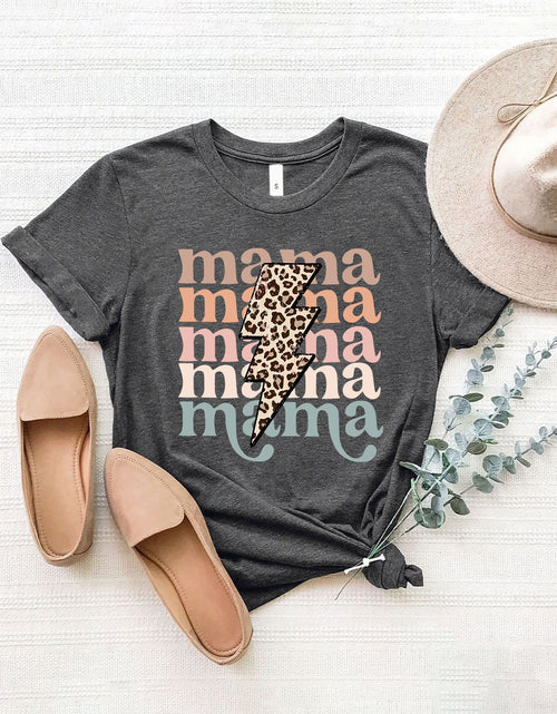 Load image into Gallery viewer, MAMA Round Neck Short Sleeve T-Shirt
