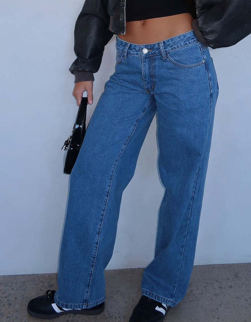 Load image into Gallery viewer, Wide Leg Jeans with Pockets
