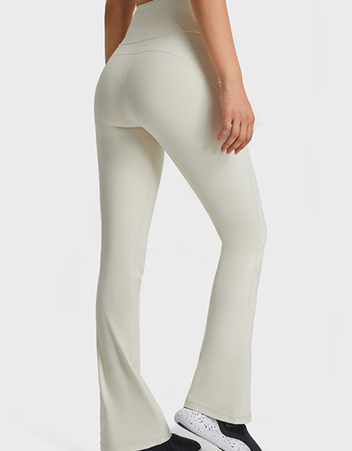 Load image into Gallery viewer, Millennia Elastic Waist Flare Yoga Pants
