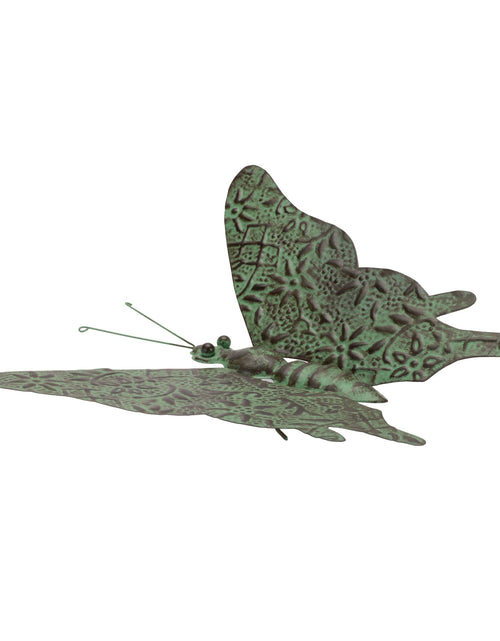 Load image into Gallery viewer, Iron Metal Butterfly Garden Accent 12.5"L
