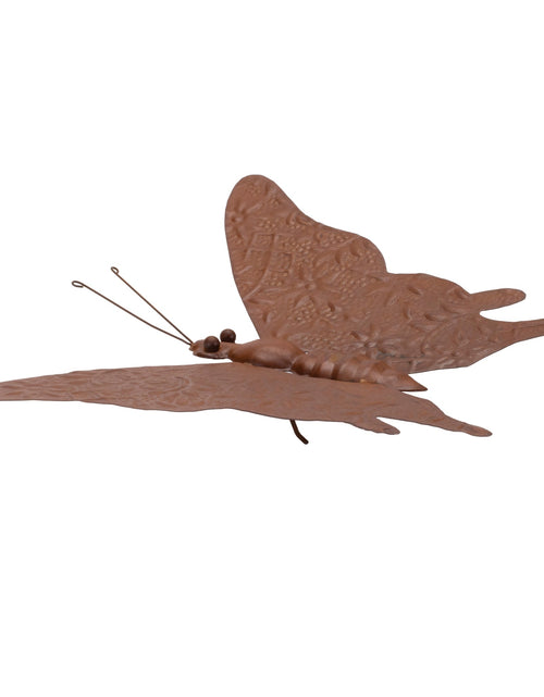 Load image into Gallery viewer, Bronze Metal Butterfly Garden Accent 12.5"L
