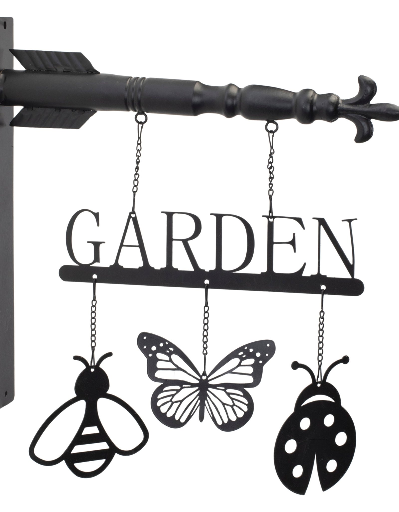 Butterfly Insect Garden Sign 15.5"H